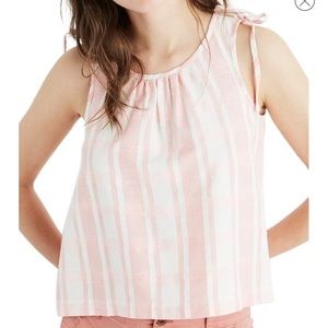 Madewell plaid tank top